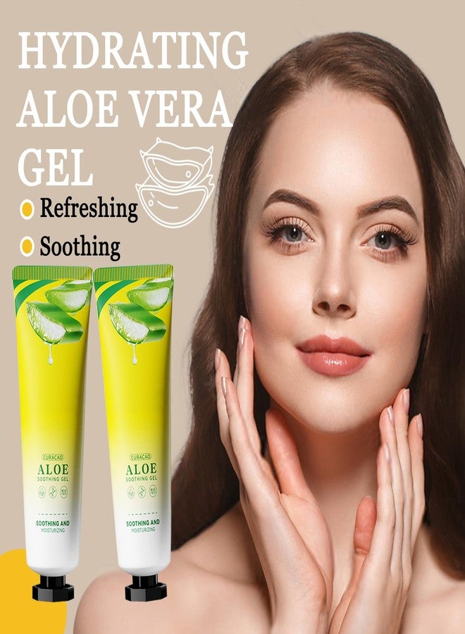 DuoZeng 16PCS Organic Aloe Vera Gel for Face,Moisturizing Pure Aloe Lotion,Hydrating Travel Size Vera Gel for After Sun Care,Lightweight Body After Sun Lotion,Natural Organic Face Moisturizer - Image 2