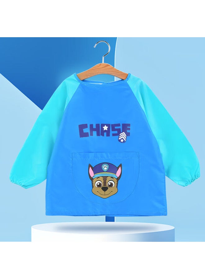 Paw Patrol Children's Smock, Boys' Painting A, Waterproof Smock, Reverse-wear Clothing, Eating A For Kids And Toddlers, Long-sleeve Protective Clothing Pa415 L - Image 1