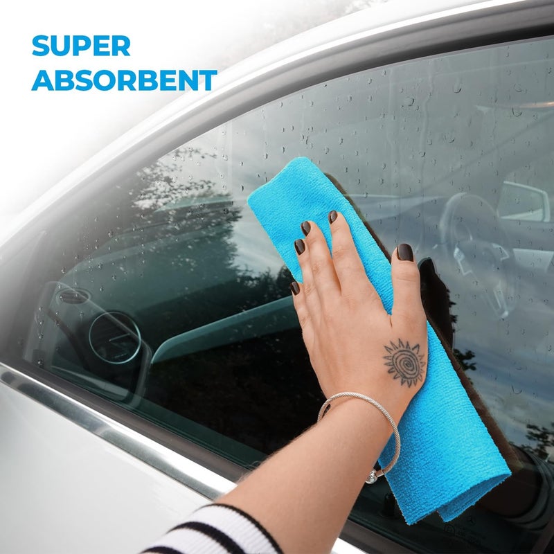Simply Auto Roll of 50 Microfibre Cloths - 30 x 30 cm - Image 4