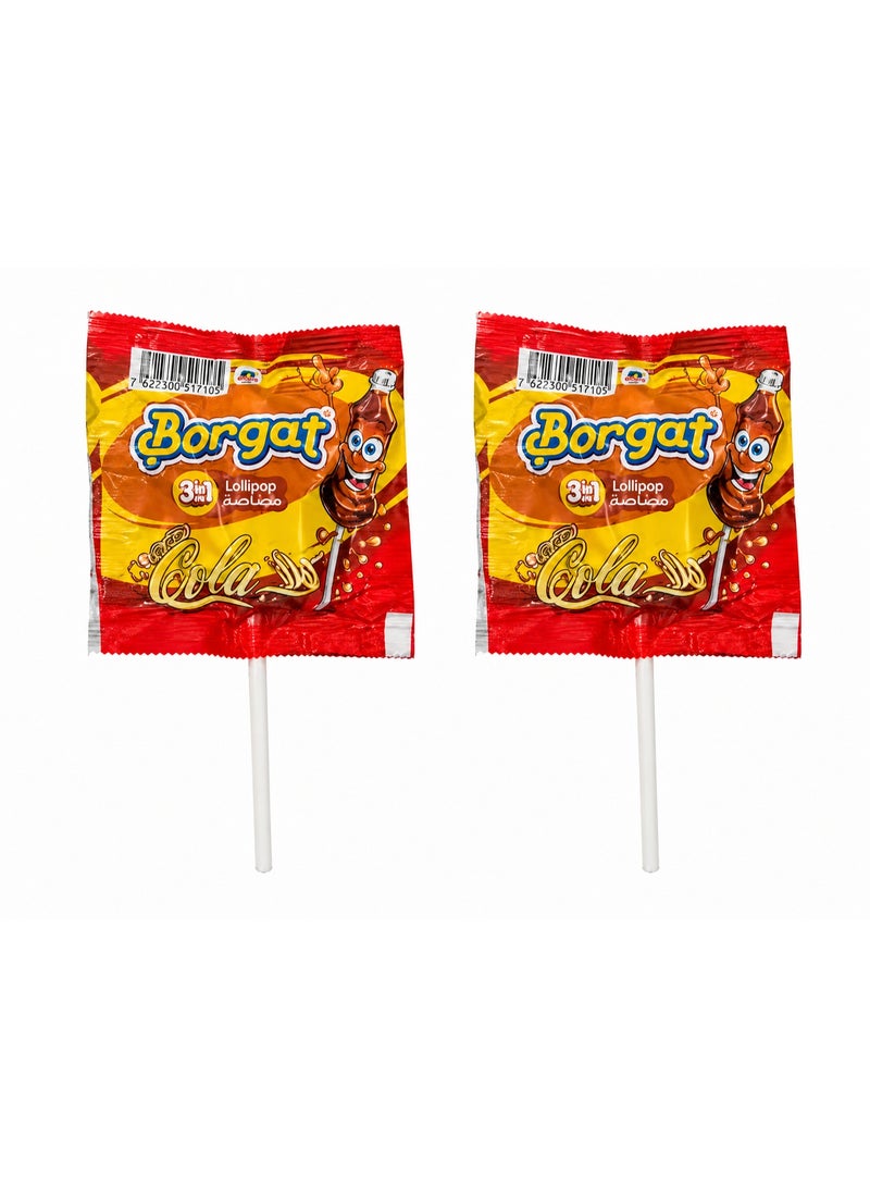بورجات مصاصة كولا بورغات، نكهة الصودا الكلاسيكية، حلوى منعشة وممتعة، عبوة 12 قطع - Image 5
