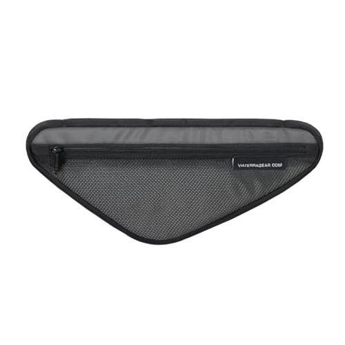 ViaTerra Cycling Frame Bag | Convenient Access to Essentials | NO Interference with Pedaling or handling | Quick Installation (Grey) - Image 3