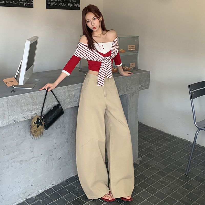 Unisex Classic Denim Jeans Loose Fit Daily Outdoor Wear - Image 3