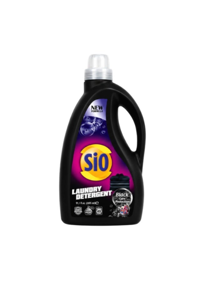 Sio Black & Dark Liquid Laundry Detergent with Advanced Color-Lock Technology, Deep Cleaning & Anti-Fading Protection, Mega Value Pack 2695L - Image 1
