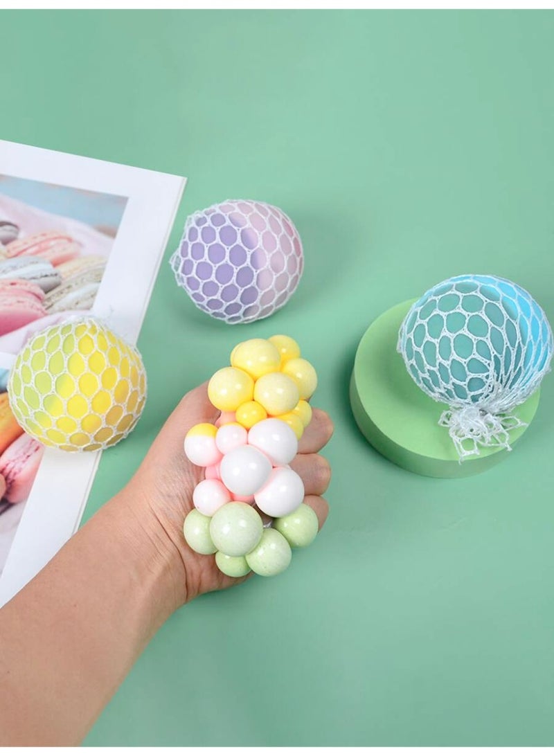 Color-Changing Grape Squeeze Ball – Durable Stress Relief Toy with Soft Mesh Design, Ideal for Sensory Play, Anxiety Relief, and Interactive Fun for Kids, Adults, and Pets - Image 3