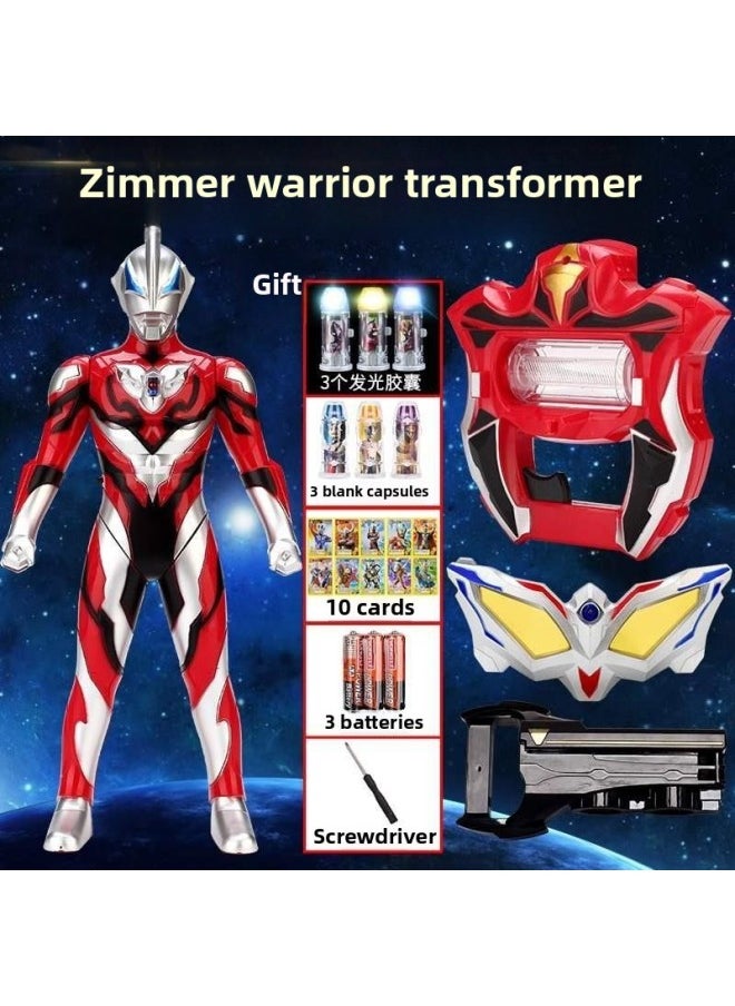 Generic - Jade Sublimation Children's Gift Luminous Capsule Jed's Claw Transformator Summoner Package Toy Glasses-Color:Sublimator + 9 Luminous Capsules + Belt [recommended] - Image 1