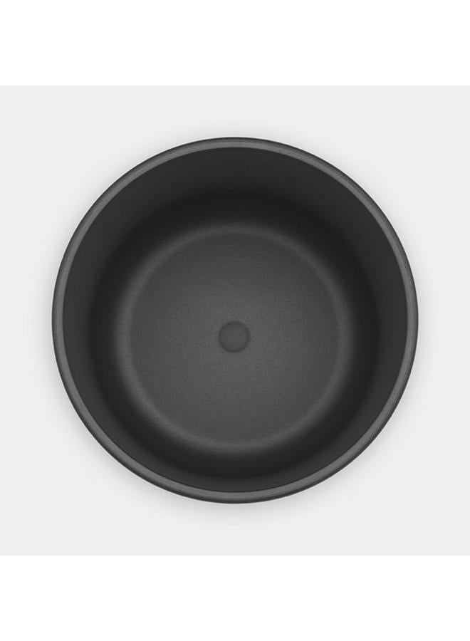 brabantia Mindset Textured Feel Non Scratching Toothbrush Holder Dark Grey 303241 - Image 3