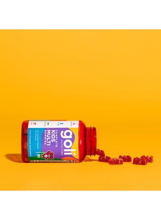 جولي صمغ متعدد الفيتامينات للأطفال 80 عددًا يحتوي على 13 فيتامينات أساسية ومعادن أساسية كوشير نباتي وخالي من الغلوتين - Image 3