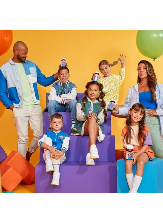 جولي صمغ متعدد الفيتامينات للأطفال 80 عددًا يحتوي على 13 فيتامينات أساسية ومعادن أساسية كوشير نباتي وخالي من الغلوتين - Image 4