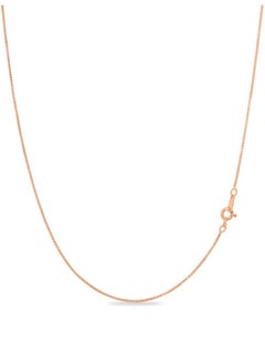 Rose Gold Plated Silver Box Chain Necklace, 1Mm Thin Solid 925 Rose Gold Necklace For Women And Men, Nickel Free, Hypoallergenic & Anti Tarnish, 20 Inch (Popular Men'S Length) - pzsku/Z7273817CE2ABD83FB4D0Z/45/_/1735816657/5b56a9ad-2825-46aa-96ee-c15ea5268ad0