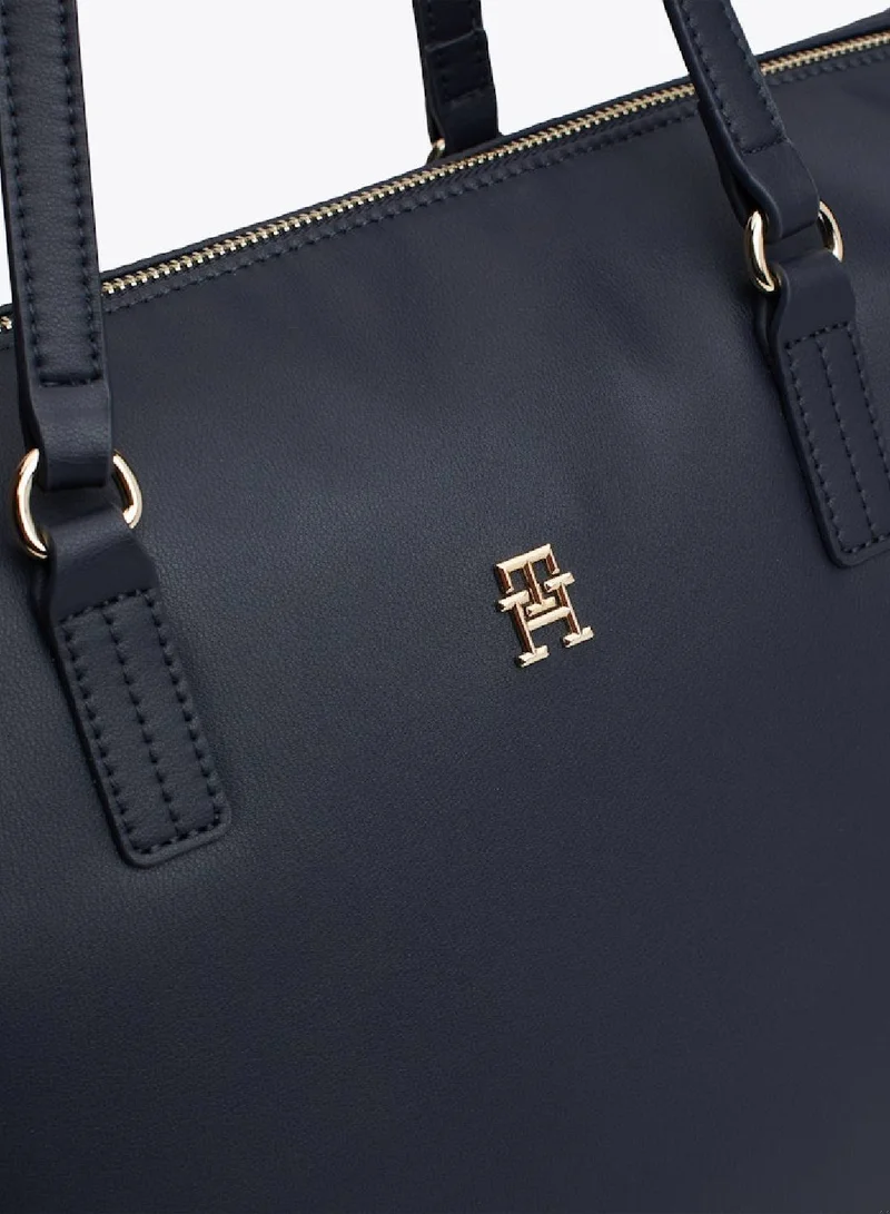 TOMMY HILFIGER Th Monogram Plaque Tote
