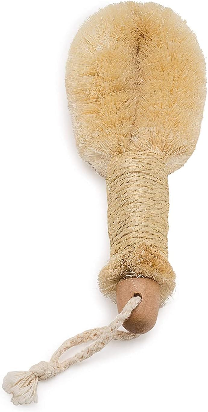 Dry Skin Bath Body Brush100 Pure Natural Sisal Bristle 9 Length