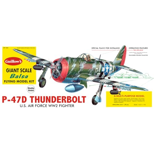 Guillows Guillow's P-47D Thunderbolt Model Kit - Image 1