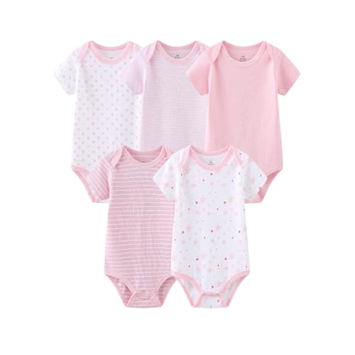 MAMIMAKA Newborn Layette Gift Set 27-Piece Baby Girl Clothes Bodysuits, Pants Essentials and Accessories 0-6Months - Image 3