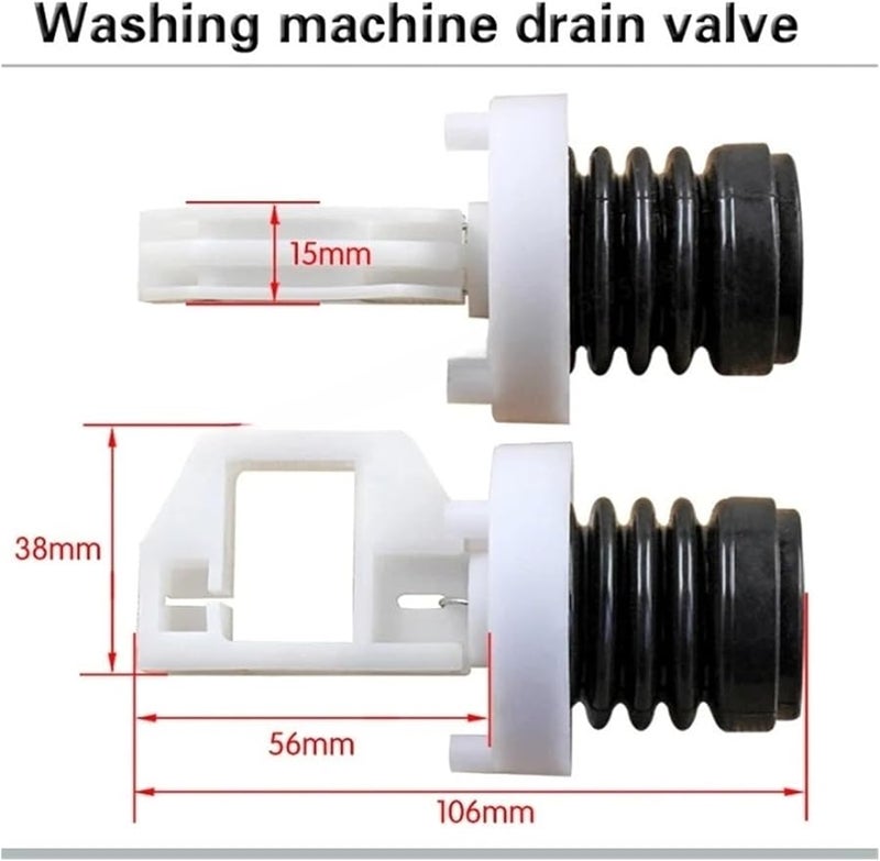 Washing Machine Drain Valve Core Replacement Water Plug Accessory - Image 4