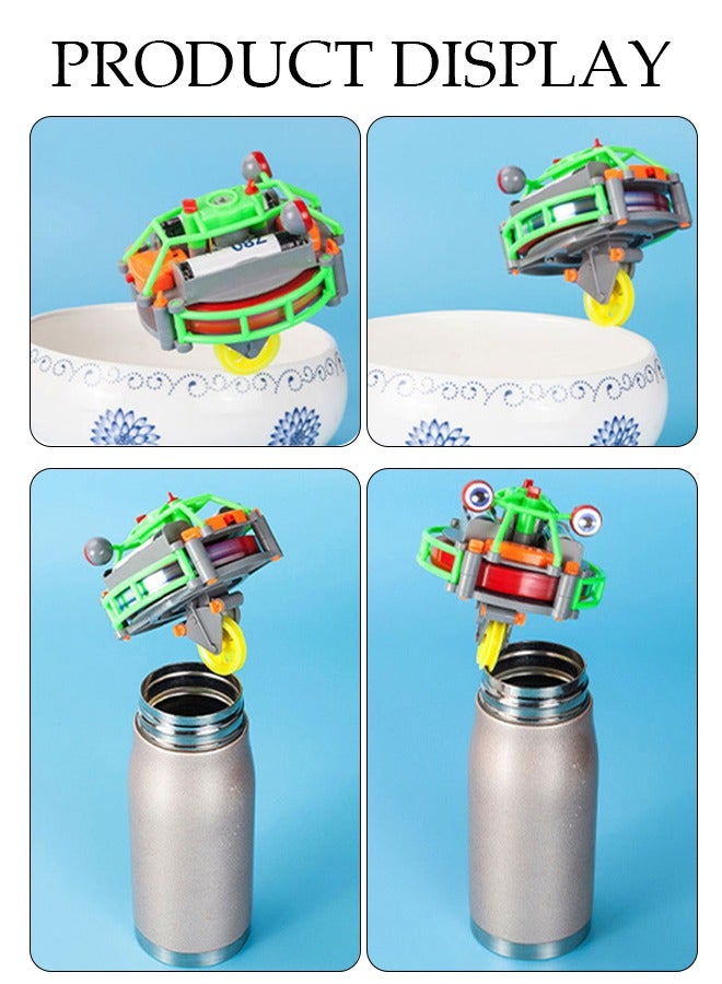 DUNISO Top Balanced Robot Toy, Electric Puzzle Assembly Toy, Spinning Wheel Unicycle, Easy to Use, Sturdy And Wear Resistant, Suitable for Both Boys and Girls  - Image 3