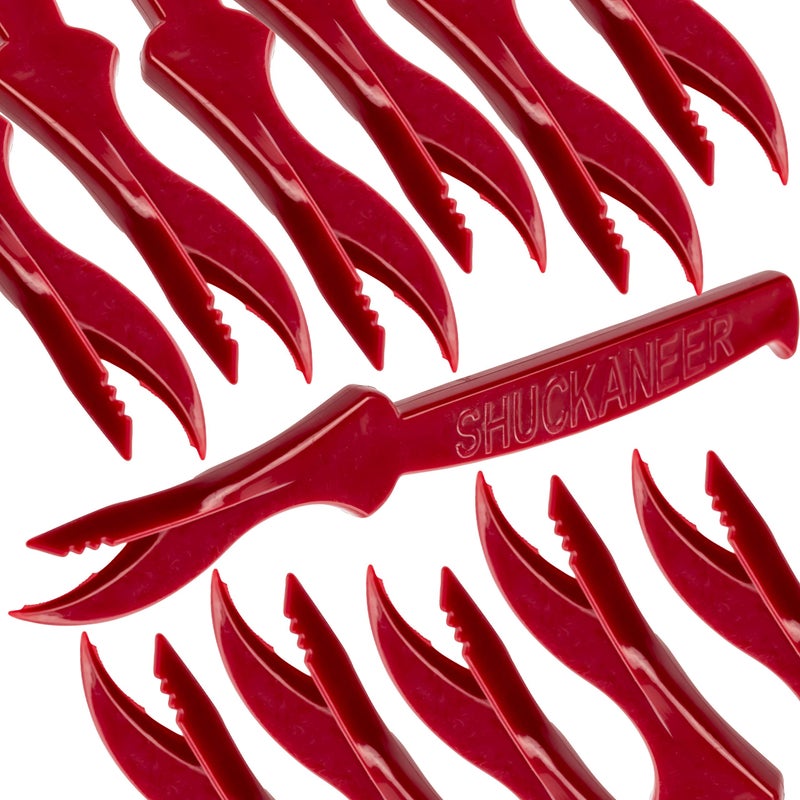 Ultra Durable Super Easy Seafood Sheller 12 Pack Serrated Knife Perfect for Cracking Lobster Crab Crawfish or Deveining Shrimp BPA Free Portable Utensils for Feasts Boils and Themed Restaurants