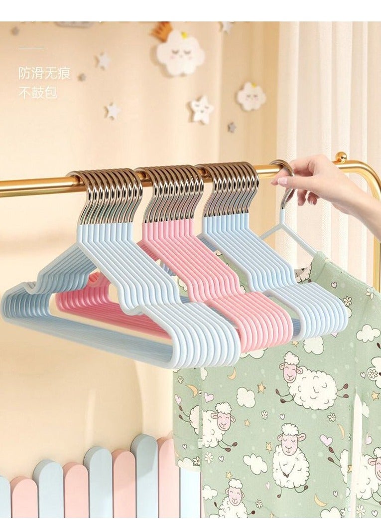 20pcs Portable Cute Clothes Hanger Kid Clothes Non-Slip Hook For Suit Coat Closet Garment Outdoor Drying Rack Plastic Clothing Hanger  - Image 1