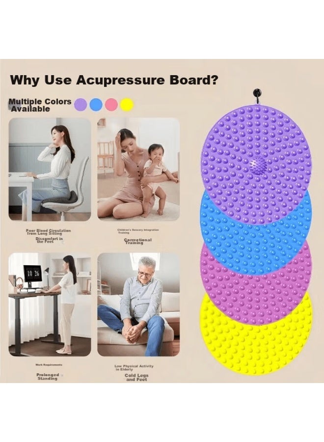 Bo Shujian Boshujian Acupressure Board, Foot Massage Pad, Meridian Dredging, Adult In-place Running Mat, Massage Foot Pad, Purple  - Image 3