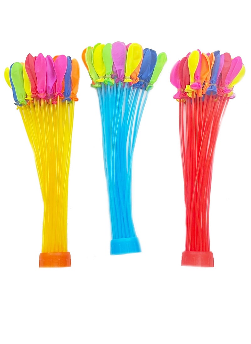 111 Pcs/Set Quick Fill Water Balloons Colorful Pool Beach Self Sealing Water Balloons Toys for Outdoor Activities 