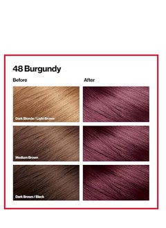 Revlon Revlon ColorSilk with Keratin Beautiful Color Burgandy Nos. 48`  - Image 4