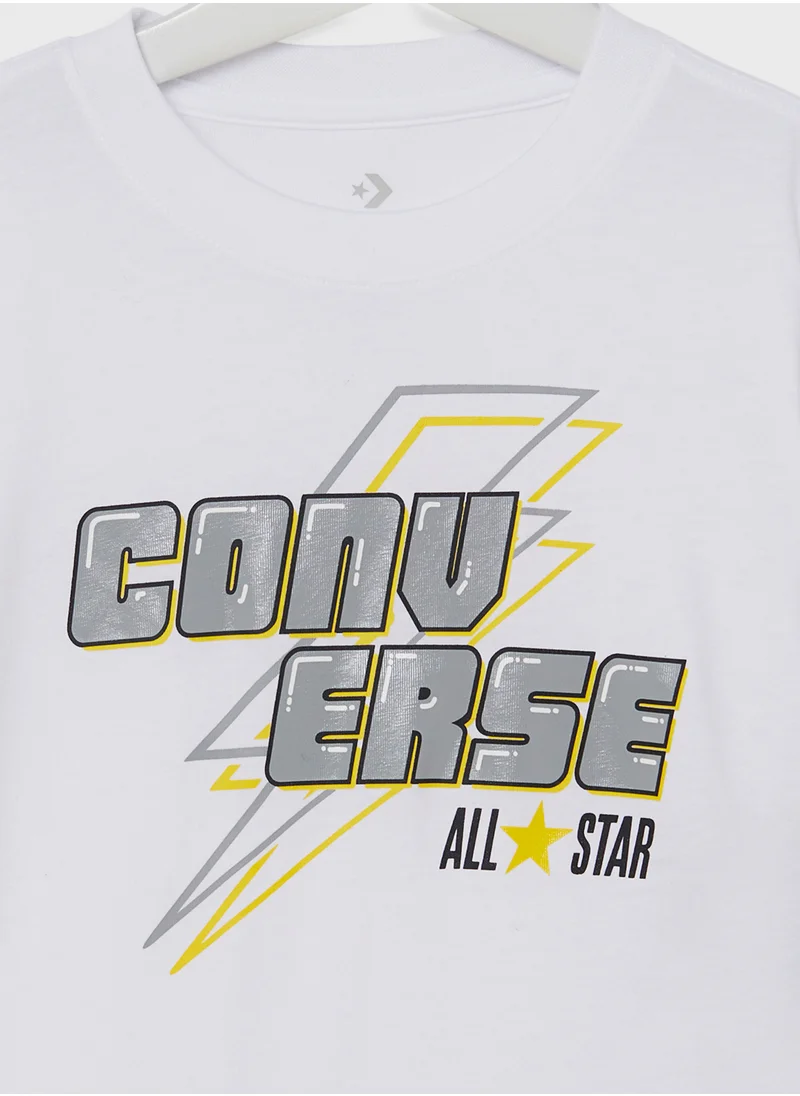 CONVERSE Kids Lightning Bolt T-Shirt