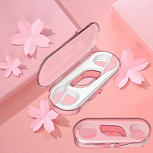 Setaria Viridis Flosser Dispenser Dental Floss Case Travel Floss Professional Toothpicks Sticks with Travel Case Superfine Floss Picks Dental Picks for Teeth Cleaning - Image 5