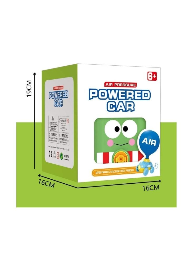 بريميم لعبة إطلاق السيارة بالبالون – لعبة سباق تعليمية تعمل بضغط الهواء - Image 2
