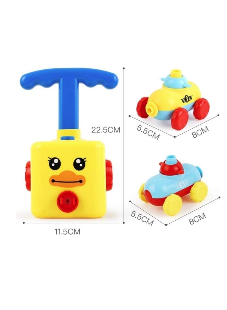 بريميم لعبة إطلاق السيارة بالبالون – لعبة سباق تعليمية تعمل بضغط الهواء - Image 3