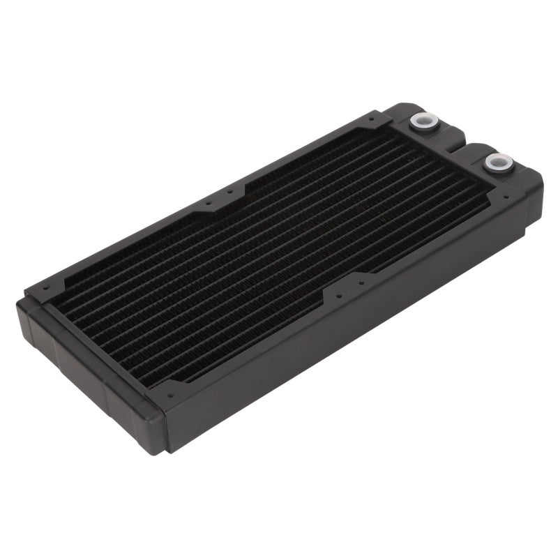 Water Cooling Radiator 14 Flat Pipes Durable Brass & Red Copper Construction - Fast Heat Dissipation Efficient Pc Cooling Radiator for Custom Water Cooling Loop Gaming Pc Build - Image 4