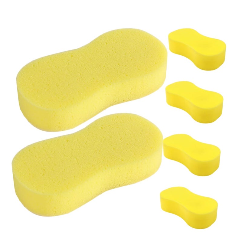 Multi Purpose Cleaning Sponges 12pcs 2 Pack Dish Scrubber Auto Household Grime Removal - Image 2