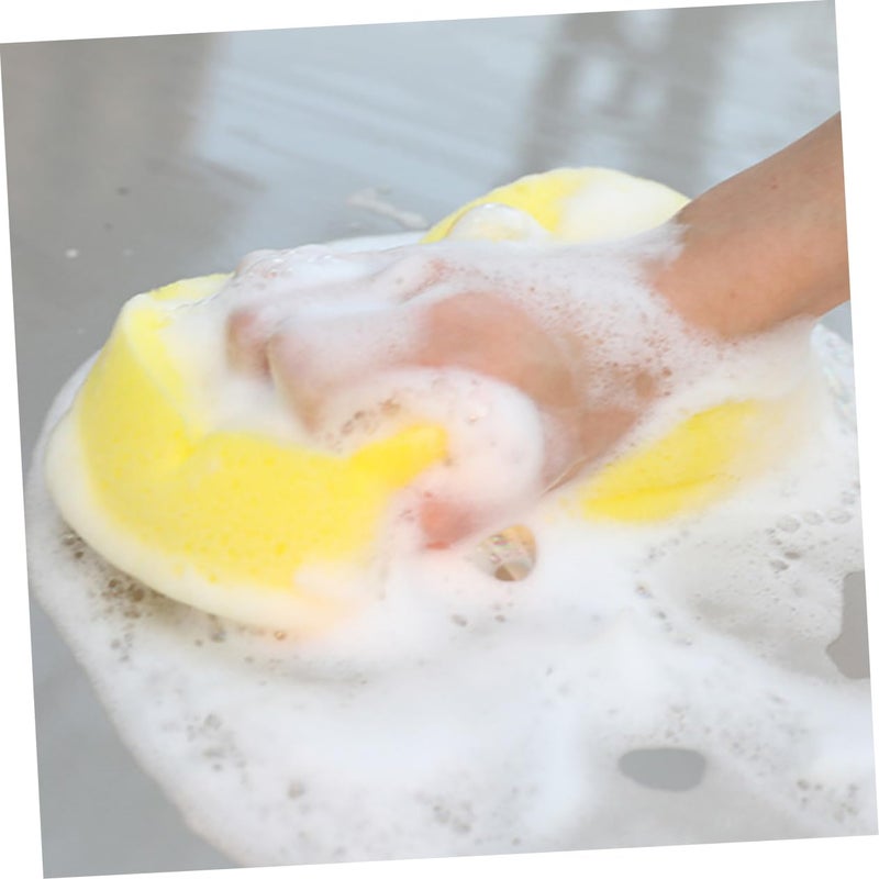 Multi Purpose Cleaning Sponges 12pcs 2 Pack Dish Scrubber Auto Household Grime Removal - Image 3