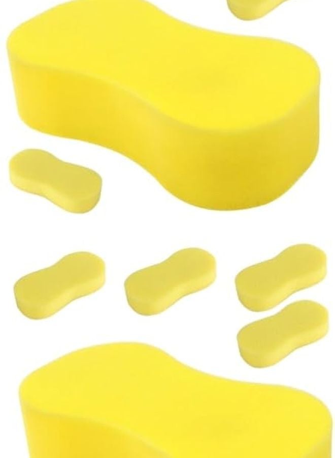 Multi Purpose Cleaning Sponges 12pcs 2 Pack Dish Scrubber Auto Household Grime Removal - Image 1