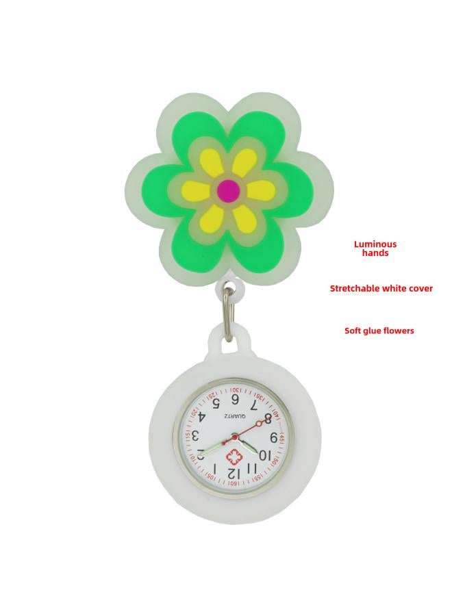 Soft Rubber Stretchable Nurse Watch Cartoon Character Animal Doctor Nurse Chest Watch Pocket Watch 25 Pcs 