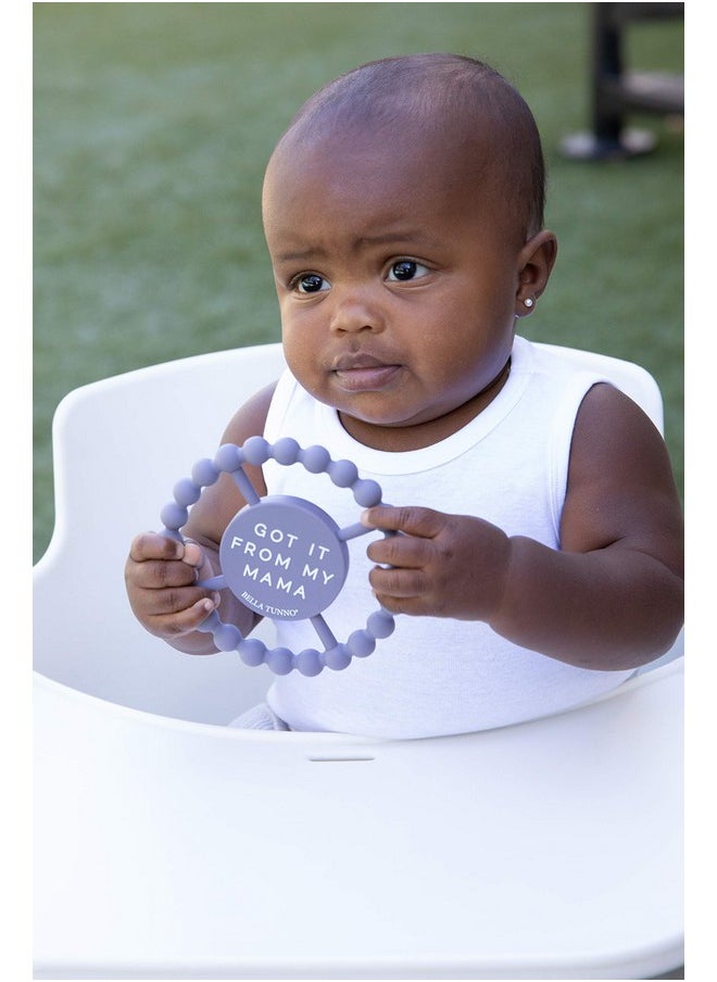 Bella Tunno Happy Teether Soft & Easy Grip Teething Ring Perfect For Babies And Teething Toys To Help Soothe Gums Nontoxic Bpa Free Silicone Teether Got Mad Love For My Mama  - Image 2
