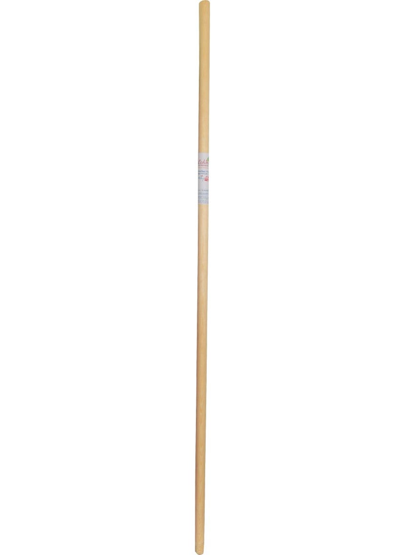 LokmanAVM Wooden Brush Handle with Screw Tip Wooden Handle 119 cm 1 Piece  - Image 2