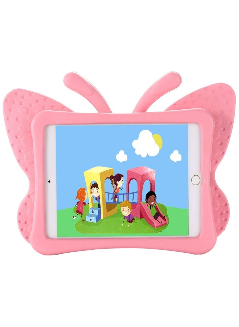 ELTRAZONE iPad case for Kids, 3D Cartoon Butterfly Non-Toxic EVA Light Weight Kid Proof Shockproof case with Kickstand for ipad 5/ ipad 6 /ipad pro 9.7/ New iPad 2017 case (Blue) (Pink) - Image 3