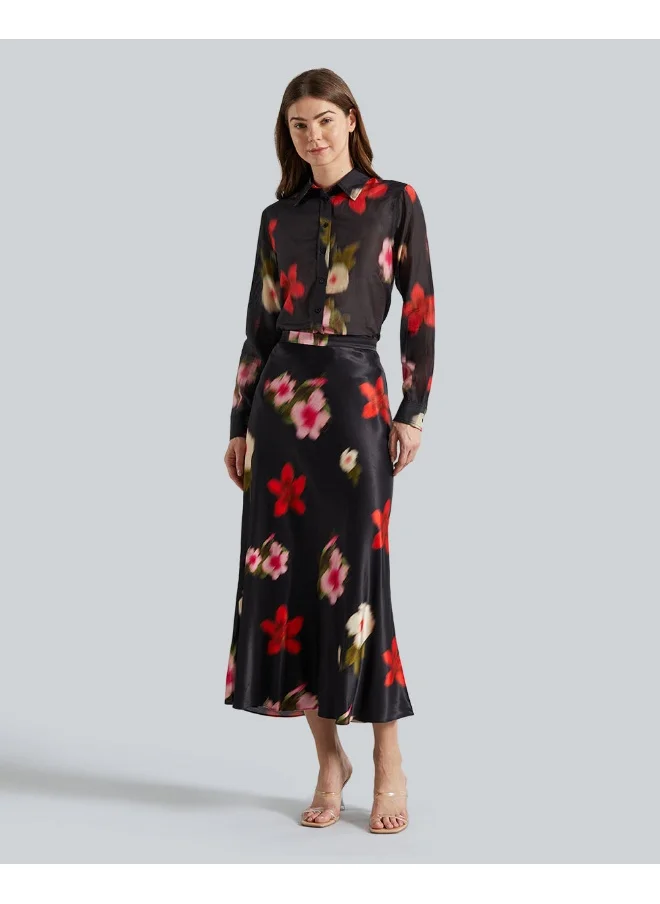 GANT REG FLORAL CTN SILK SHIRT