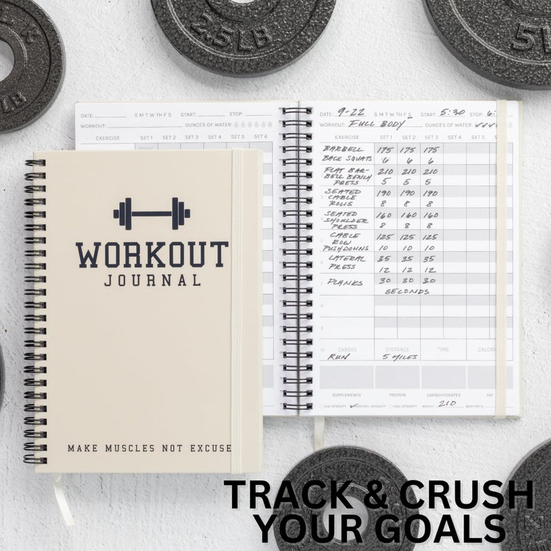 ZICOTO The Ultimate Fitness Journal for Tracking and Crushing Your Gym Goals - Detailed Workout Planner & Log Book For Men and Women - Great Gym Accessories With Calendar, Nutrition & Progress Tracker - Image 5