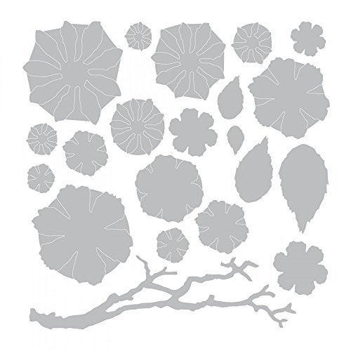 Sizzix, Multi Color, Thinlits Die Set 661806, Tattered Florals by Tim Holtz, 21 Pack, One Size (SIZ661806) - Image 4