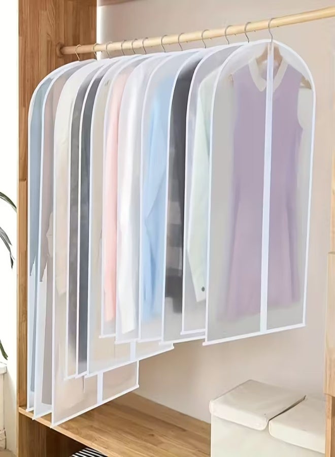 20-Pack Transparent Garment Bags with Zipper Closure (60×80cm / 60×100cm / 60×120cm / 60×140cm) – Clear Plastic Hanging Clothes Covers for Closet Storage, Dust-Proof Wardrobe Organizers for Dresses, Suits, Coats  Gowns - Image 2