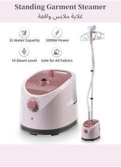 NoorHome Professional Garment Steamer Iron with Ironing Board, 2000w Standing Steamer for Clothes, 10 Level Steam Adjustment, 2L Water Tank, 26s Fast Steam，Free adjustment height  - Image 2
