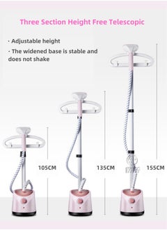 NoorHome Professional Garment Steamer Iron with Ironing Board, 2000w Standing Steamer for Clothes, 10 Level Steam Adjustment, 2L Water Tank, 26s Fast Steam，Free adjustment height  - Image 5