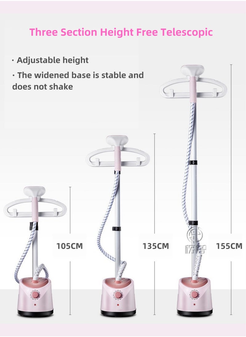 NoorHome Professional Garment Steamer Iron with Ironing Board, 2000w Standing Steamer for Clothes, 10 Level Steam Adjustment, 2L Water Tank, 26s Fast Steam，Free adjustment height  - Image 5