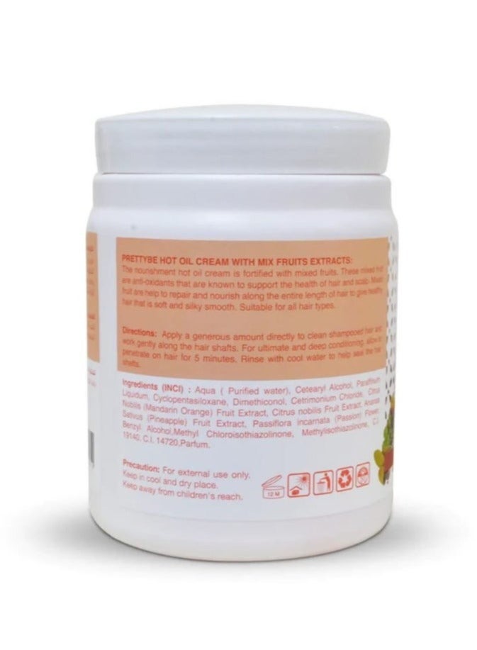 Pretty Be Hair Oil Bath Cream With Fruit Extracts  1000 ml - Image 2