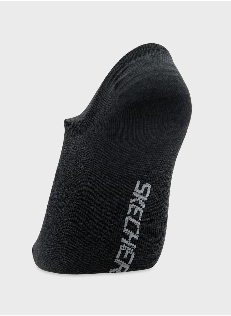 SKECHERS 6 Pack Non Terry No Show Socks  - Image 5