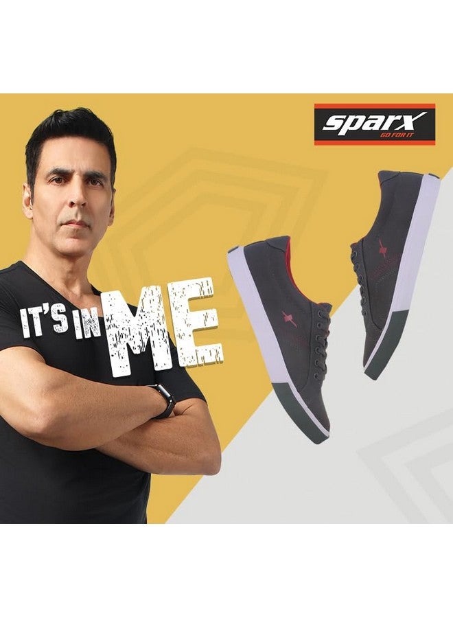 Sparx Mens SM 671 | Stylish, Comfortable | Maroon Sneaker - 9 UK (SM 671) - Image 5