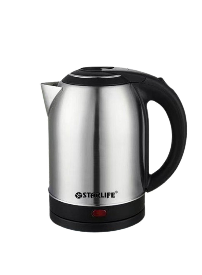 STARLIFE Electric Kettle 2 Litre With Auto Turn-Off Kettle 1500W Over Heat And Dry Protection High Quality Stainless Steel Inner Shell - Image 1