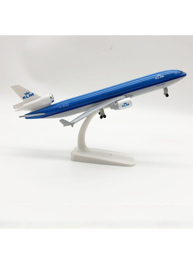 general 20cm Alloy Airplane Tabletop Display Model 1:200 Scale Netherlands MD-11 Airplane Model Ornaments Toy Furniture Decoration Collection Gifts - Image 1