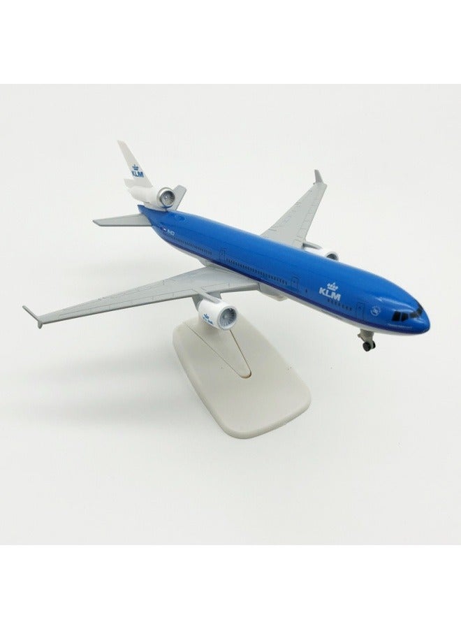 general 20cm Alloy Airplane Tabletop Display Model 1:200 Scale Netherlands MD-11 Airplane Model Ornaments Toy Furniture Decoration Collection Gifts - Image 3