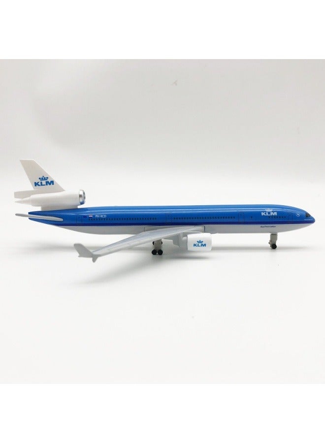 general 20cm Alloy Airplane Tabletop Display Model 1:200 Scale Netherlands MD-11 Airplane Model Ornaments Toy Furniture Decoration Collection Gifts - Image 4